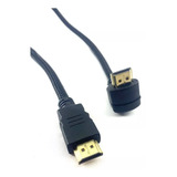 Cabo Hdmi 80cm Pequeno Curto Ponta 90 Graus Promoção