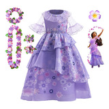 6 Unids/set Vestido Púrpura De Princesa Isabela Charm Cospla