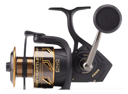 Reel Penn Battle Iii 8000 Frontal Spinning Pesado Mar O Rio