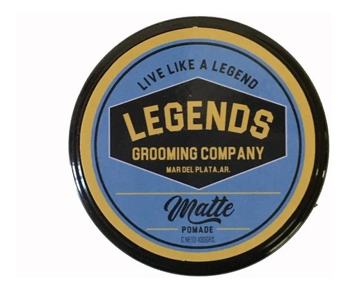Pomada Matte Soluble  Efecto Opaco - Mate X 100 Grs Legends