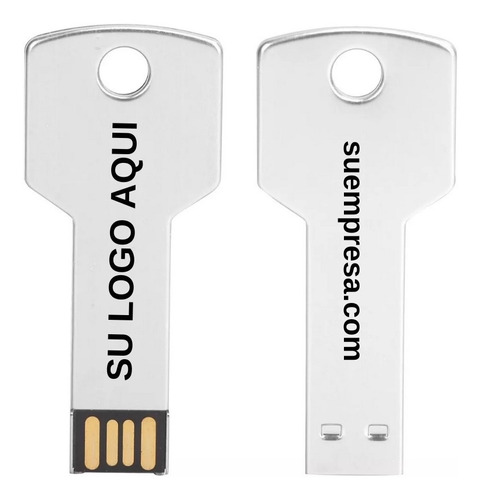 Pack De 25 Piezas Memorias Usb Llave En 16gb Personalizadas