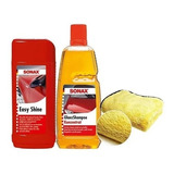 Kit Lavado Y Encerado Sonax Easy Shine + Shampoo 1lt