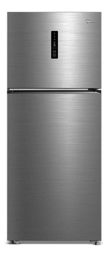 Geladeira Frost Free Duplex 411l Slim Cor Inox Midea