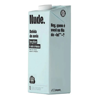 Nude Leite de Aveia Cremoso Tipo Integral 1L | MercadoLivre