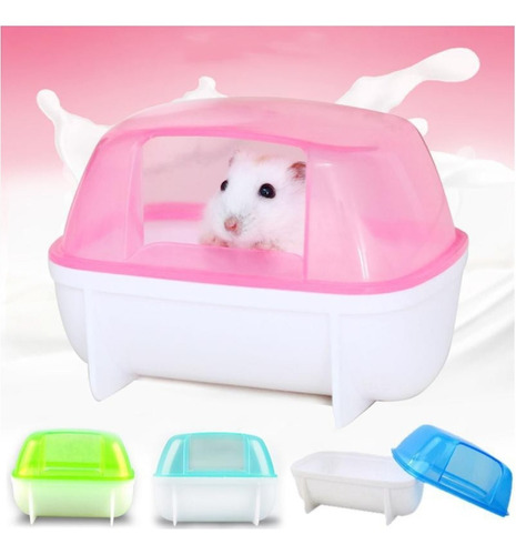 Baño Mini Para Hamster Jerbos Y Ratones (incluye Arena)