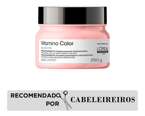 Máscara De Tratamento Vitamino 250ml L'oréal Professionnel 