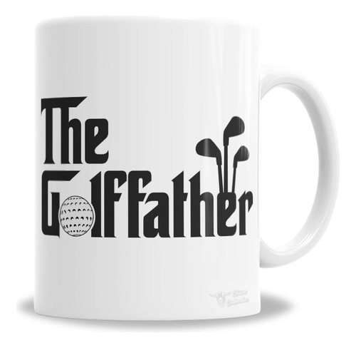 Taza De Cerámica Golf Father, Regalo Para Papá - En Caja