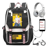 Mochila De Anime Banana Fish Mochila Escolar Para Niños Y Ni