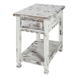 Alaterre Furniture Rustic Cottage - Mesa Auxiliar Para Silla