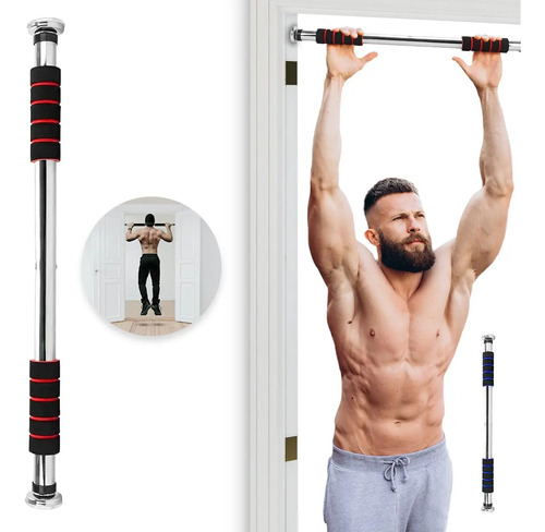Barra Dominadas Para Puerta Abdominales Casa Gym Extensible | MercadoLibre