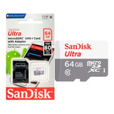 Memoria Micro Sd 64gb Sandisk Ultra (1213024)