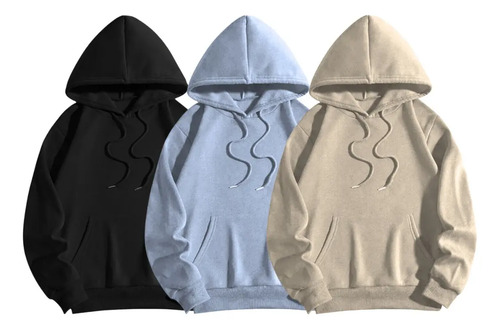 Sudaderas Con Gorro Frescas Comodas Hoddie 3 Pack