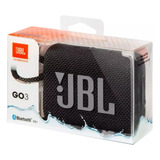 Caixinha De Som Alto-falante Jbl Go 3 Original Preto