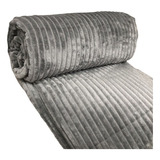Cobertor Robust King Mantinha Canelada 1 Peça - Cinza
