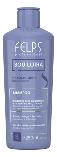 Felps Profissional Xblond Sou Loira Shampoo Reparador 250ml