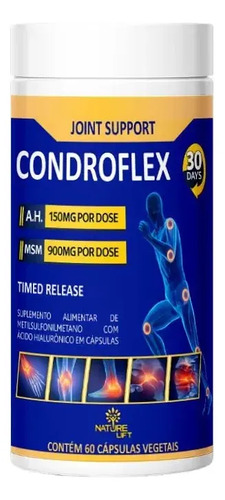 Condroflex 60caps Melhor Mobilidade, Auxiliar Na Regeneração