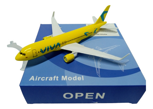 Viva Air A320 Neo Modelo A Escala 1:400 // 16,5cms. Amarillo