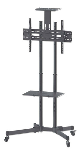 Soporte Para Tv De Piso 37' - 70' 50kg Manhattan - 461238 Color Negro