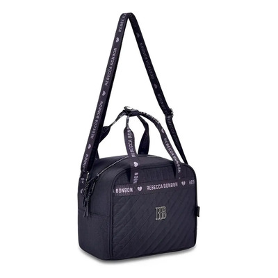 Lancheira Térmica Escolar Juvenil Rebecca Bonbon Original Clio Resistente Reforçada Espaçosa Grande Feminina Rb Passeio Alimentos Lanches Preto Rb24522 | Parcelamento sem juros