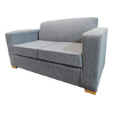 Sillon 2 Cuerpos Romano En Tela Antidesgarros, Placa Soft