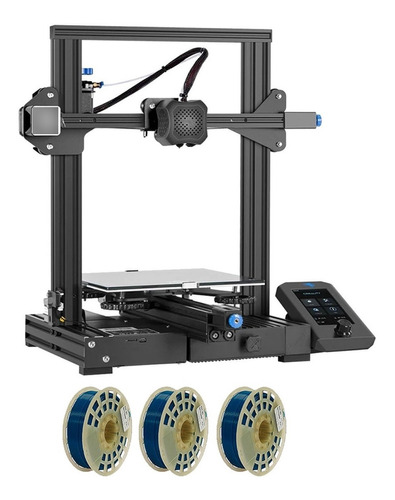 Impresora 3d Creality Ender-3 V2 + 3 Kg Filamento Pla+ Gst