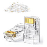 Conectores - Plug Rj45 Cat6/cat6e Bolsa 100 Unidades