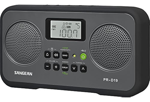 Radio  Sangean Pr-d19bk Color Gray/black