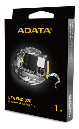 Ssd M.2 Adata Legend 820 1tb 2230 Pcie 4.0 Sleg-820-1t-cb