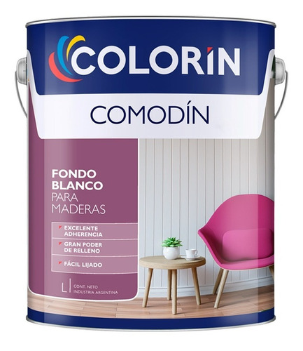 Fondo Blanco Para Madera Colorin Comodin 0,50 Lts