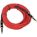 3 Cables P/instrumento Textil Rojo  5.7mts Strukture Sc186rd