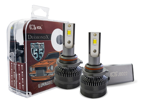 Kit 2 Foco Hid Led Csp 9006 Cobre Cambus 100w Luz Blanco