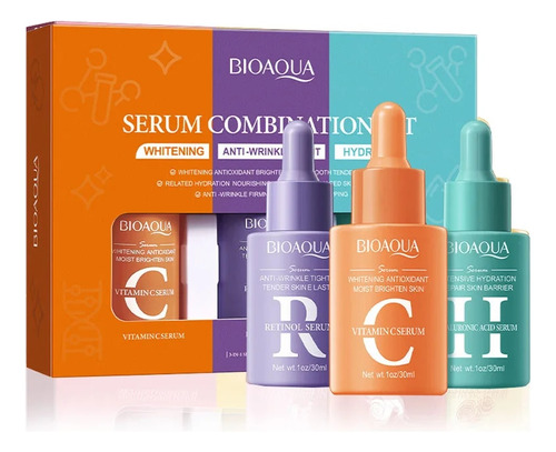 Sérum Facial Bioaqua Con Vitamina Hialurónico Y Ácido Retino