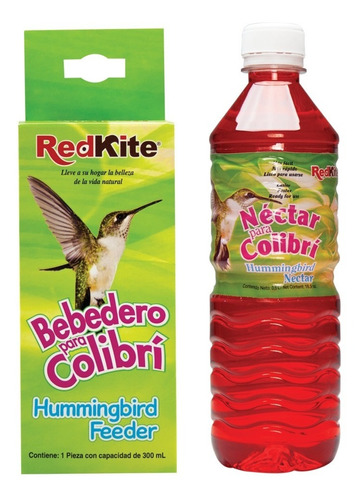 Bebedero Para Colibri Con Nectar De 500 Ml