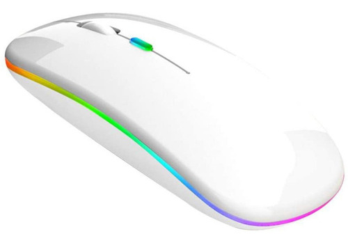 Mouse Ratón Gamer Inalámbrico Recargable Led Rgb