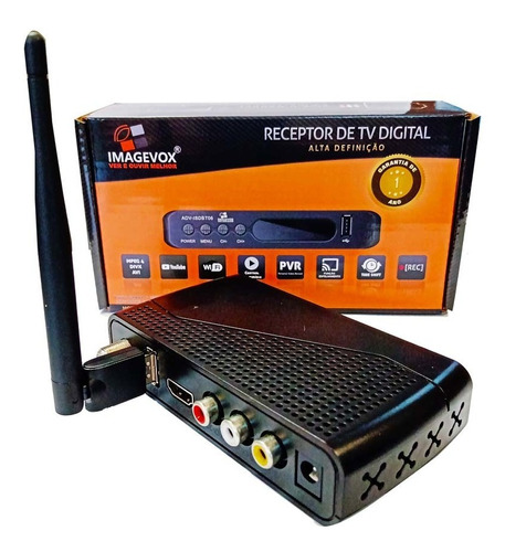 Conversor Digital Para Tv Com Antena Adaptador Wi-fi