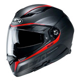 Casco Cerrado Hjc F70 Feron Ngo/rojo Mate Super Outlet