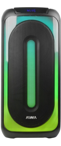 Torre De Sonido Aiwa Bluetooth Aw-t2202 Con Luces 8500 W Color Negro