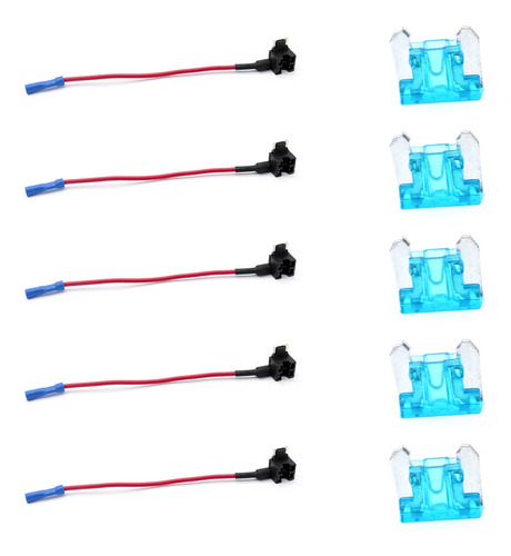 10pcs 12v Carro Add-a-circuito Baixo Perfil Mini Fusível To