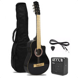 Guitarra Electrocriolla Mediana 3/4 Corte Amplificador Pack 