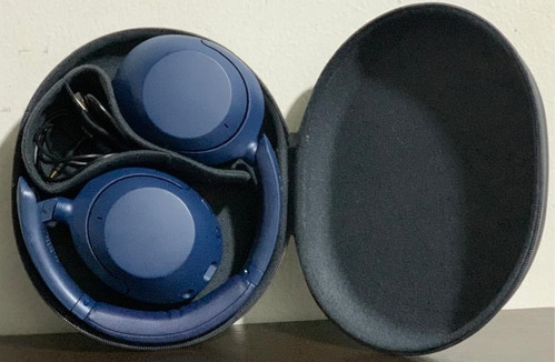 Audífonos Sony Bluetooth Noise Cancelli Wh-xb910n Color Azul