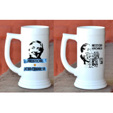 Combo X 4 - Nestor Kirchner  (taza + Mate + Jarro + Chop)