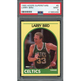 Tarjeta De Baloncesto Larry Bird 1990 Hoops Superstars 6 Psa