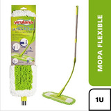 Mopa Plana Virulana Microfibra Ultra Flexy Con Cabo Flexible Extensible