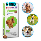 Kit 6un Bravecto Antipulgas E Carrapatos Cães De 10 A 20kg