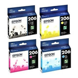 Cartuchos Epson T 206 Originales 4 Colores Xp-2101