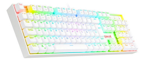 Teclado Gamer Mecânico Redragon K551w-rgb Mitra Abnt2