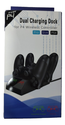 Base Cargador Dual Joystick Ps4