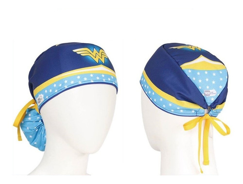 Gorros O Cofias Clínicos Quirúrgicos / Mujer Maravilla Azul