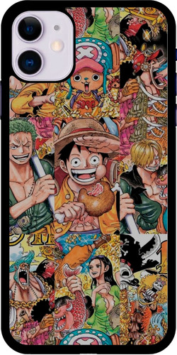 Funda Celular Anime Manga Collage One Piece Retro