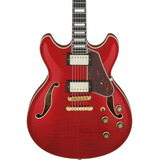 Guitarra Elétrica Ibanez As93fm-tcd Semi Hollow Cherry Red Orientação Para A Mão Direita